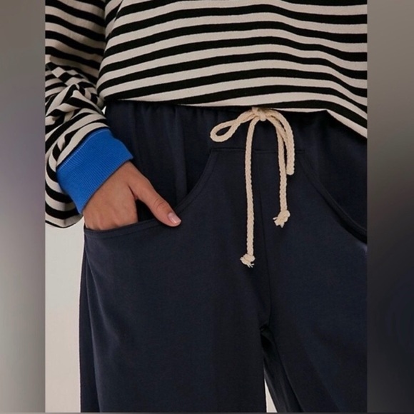 Free People Caden Pants - Navy - sz L - Picture 3 of 7